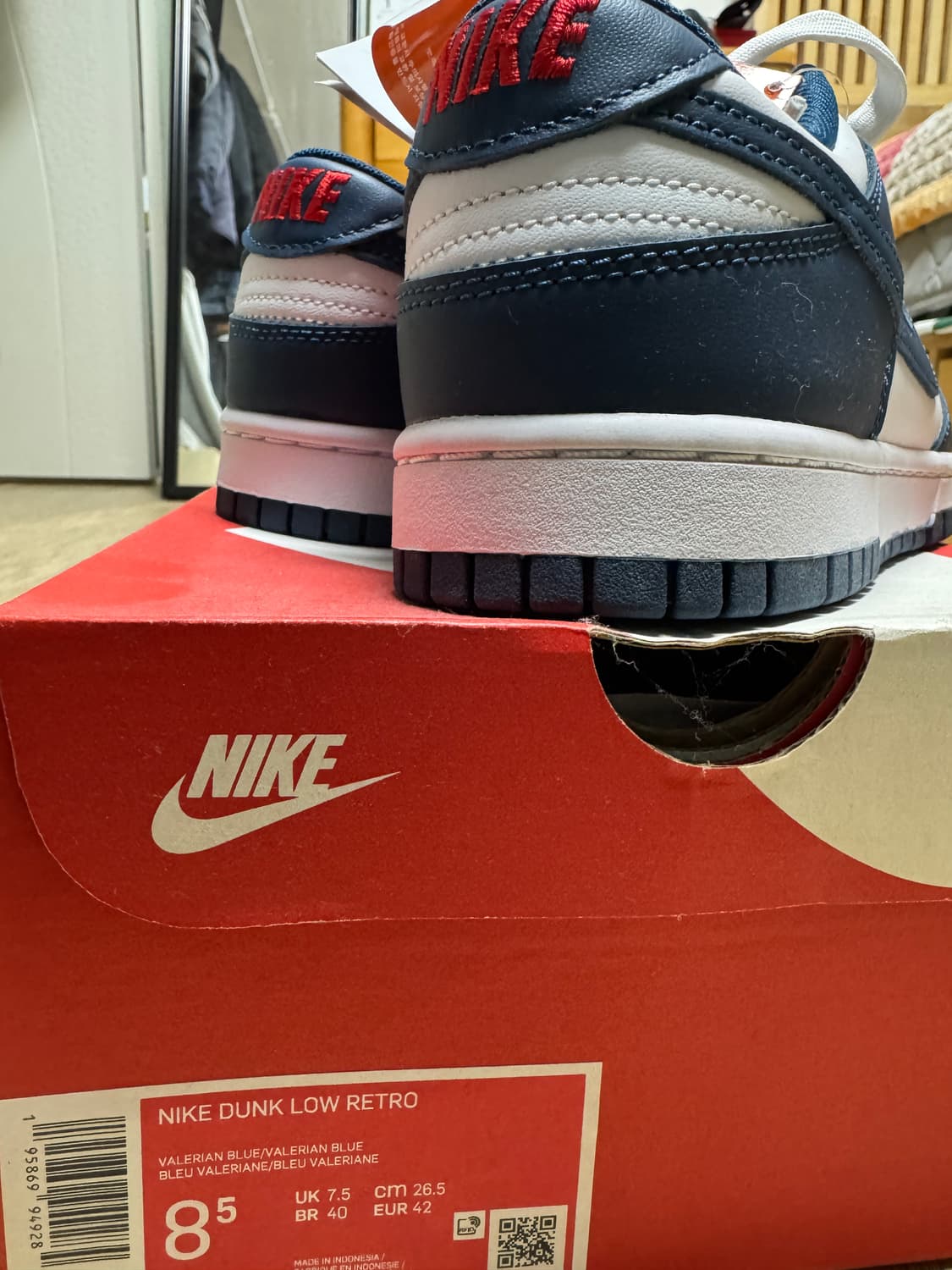 덩크 로우 레트로 발레리안 블루 265 상품이미지2