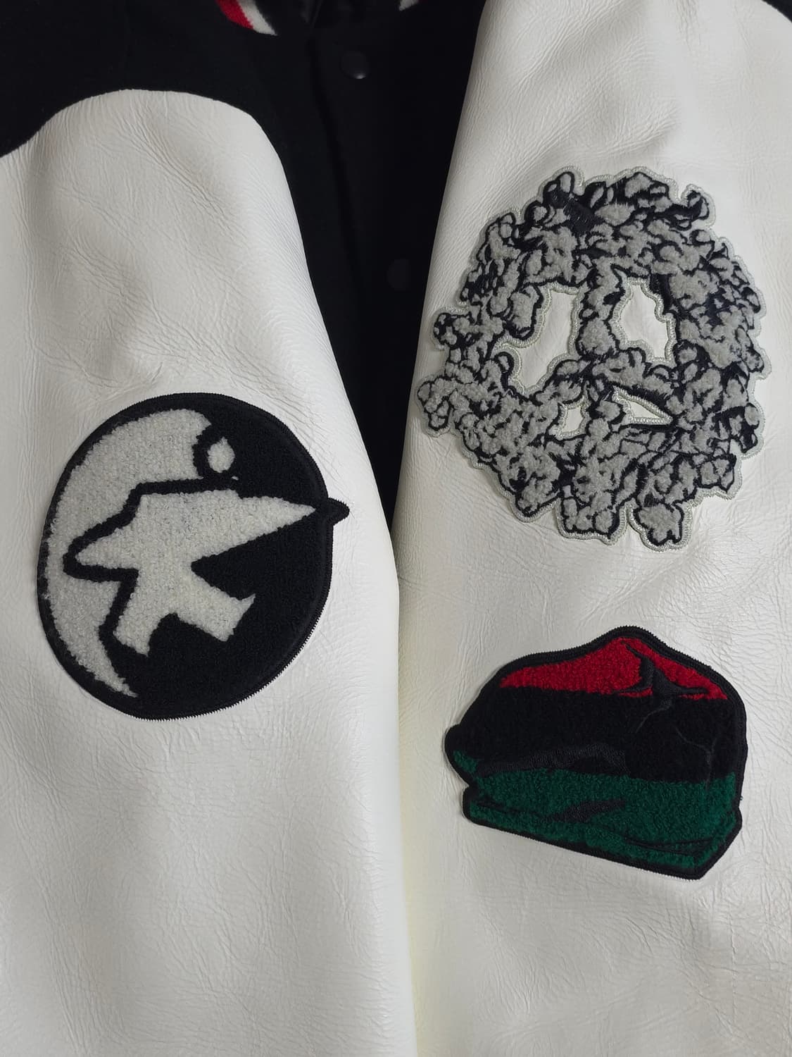 [XL] 스투시 아워레가시 데님티어스 TTL 바시티 자켓 블랙 상품이미지7