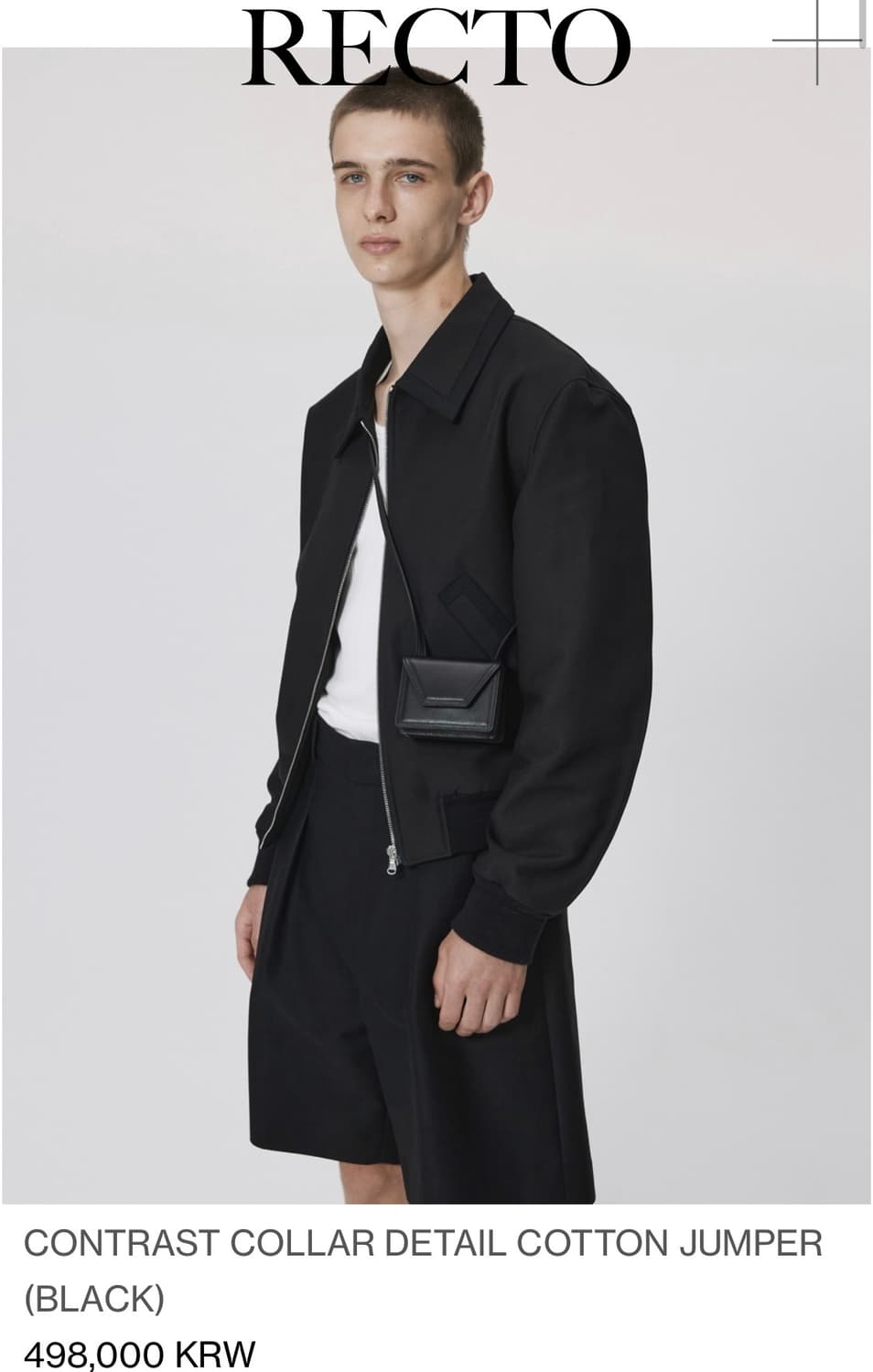 렉토 콘트라스트 코튼 자켓 M 상품이미지1