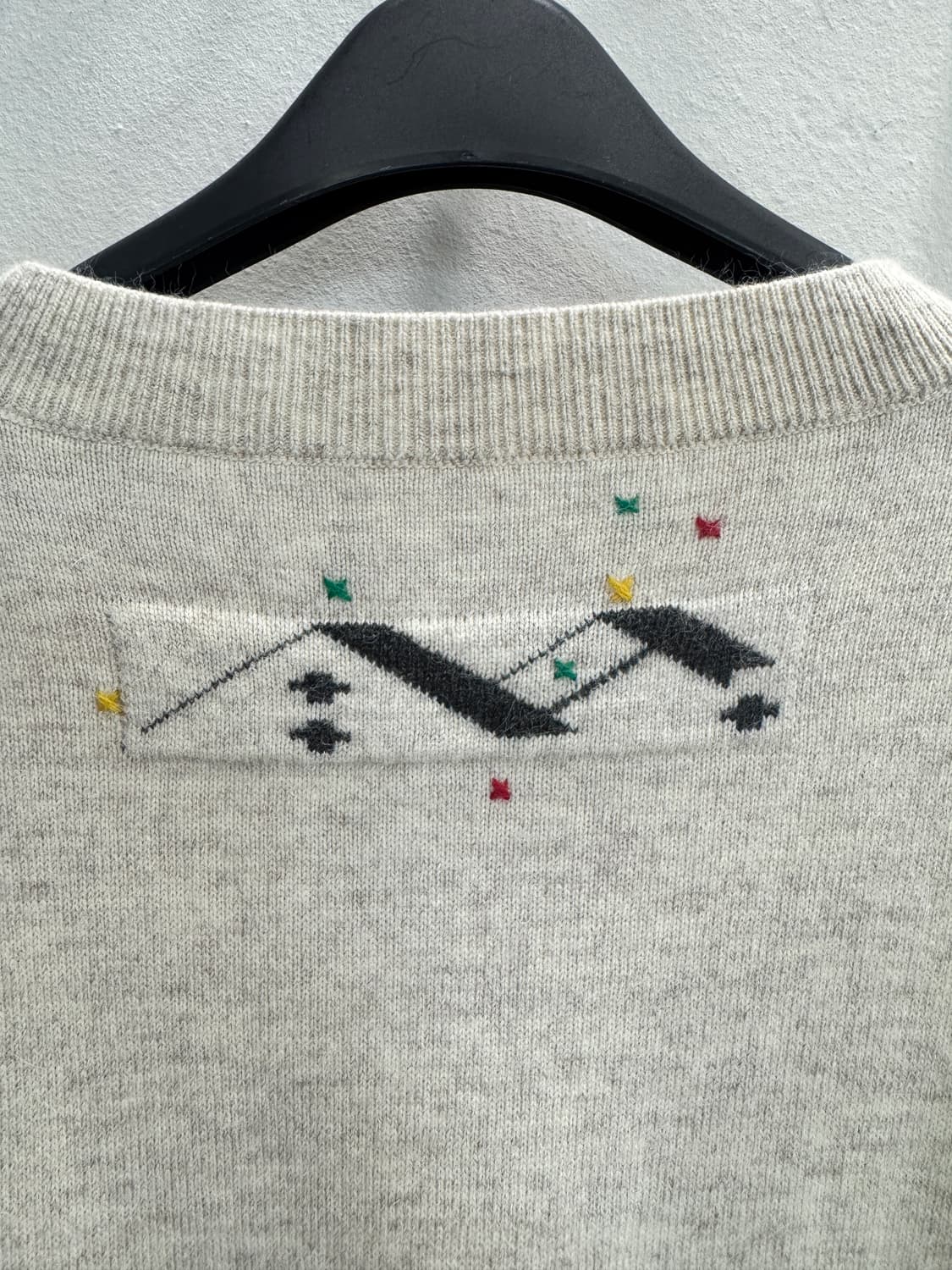 japan vintage 보카시 자수니트 상품이미지8