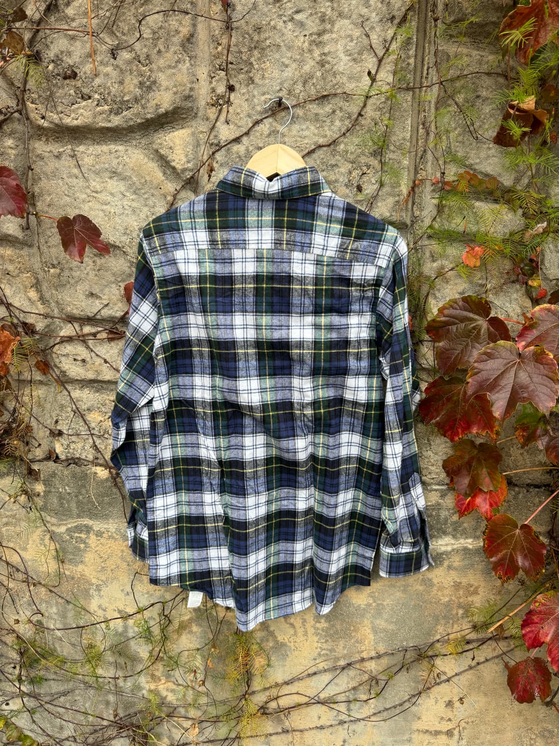 90s 엘엘빈 usa 빈티지 체크 패턴 플란넬 셔츠 S 상품이미지2