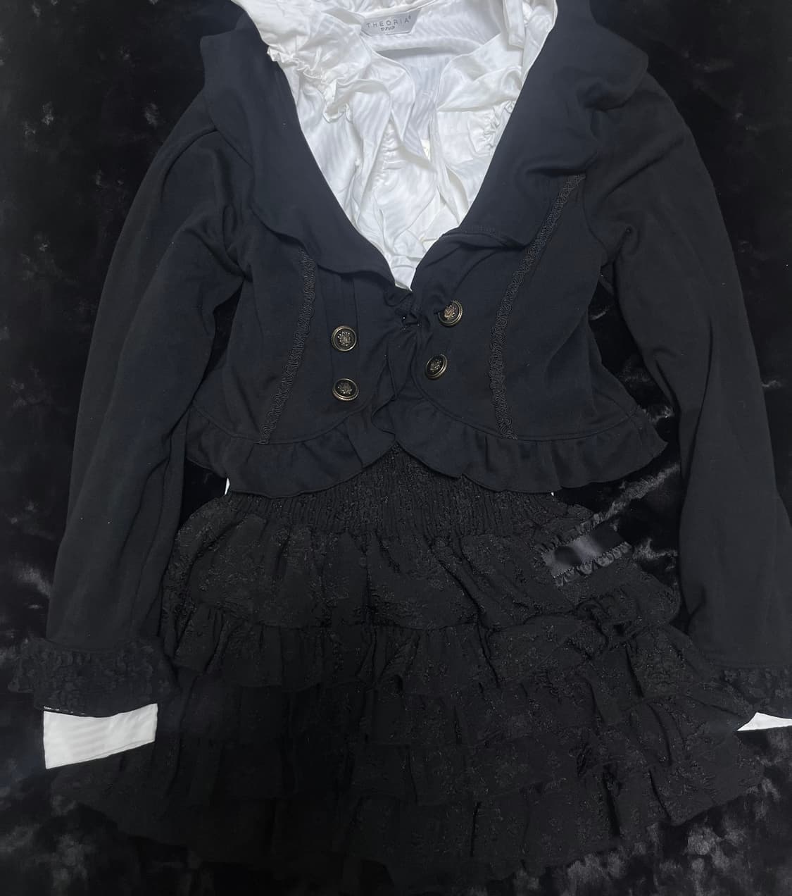 엑시즈팜 공겜여주 고딕 가디건 볼레로 로맨틱 상품이미지1