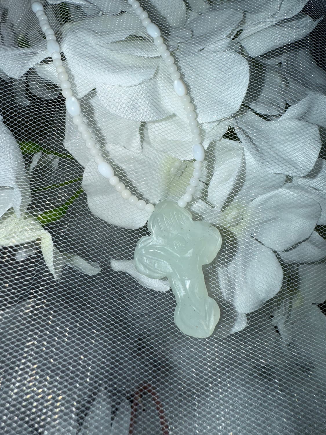 jade cross choker 상품이미지3