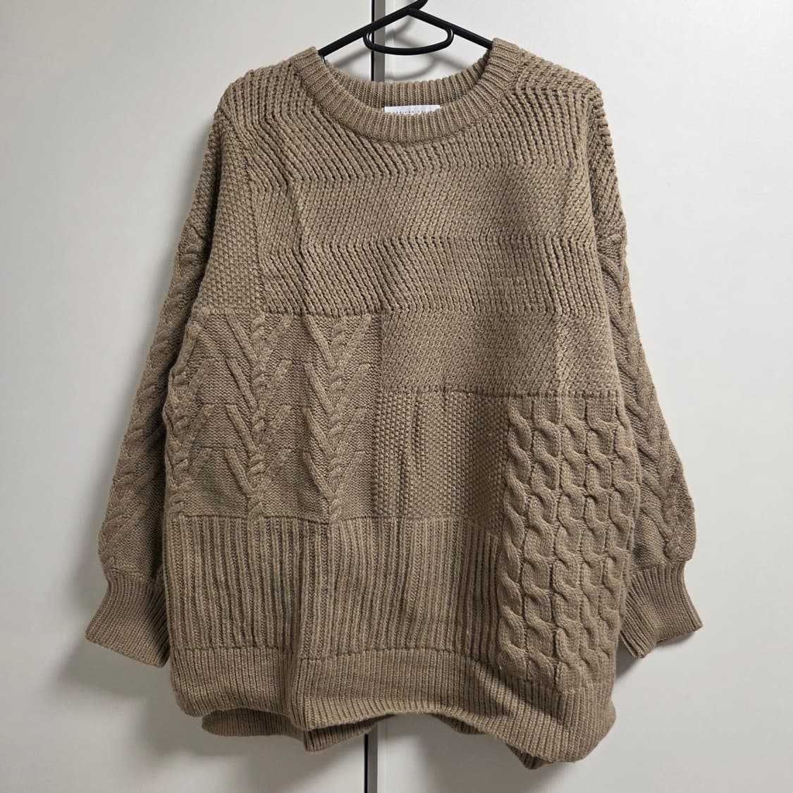 American Holic 케이블 울 니트 M-슬림L(95-100) 상품이미지1