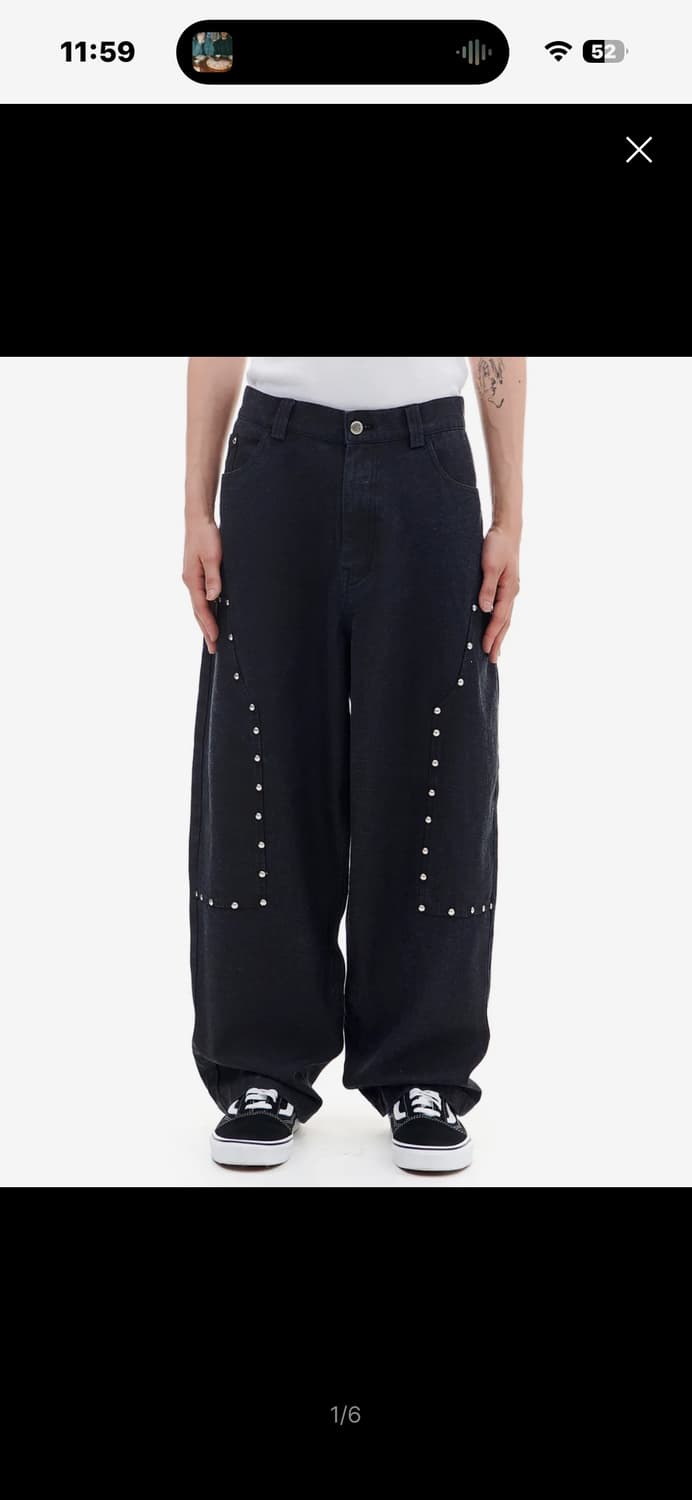 아카이브볼드 스터드데님팬츠 상품이미지1