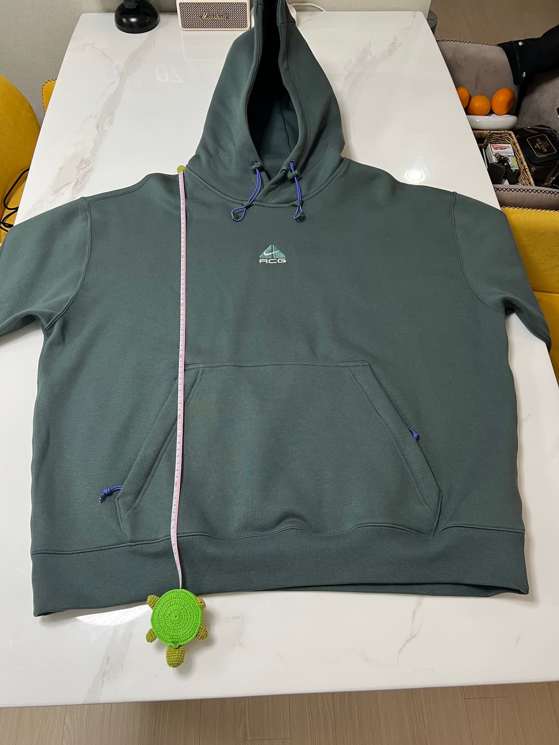 [XXL] 나이키 ACG 써마핏 플리스 풀오버 후드 빈티지 그린 상품이미지3