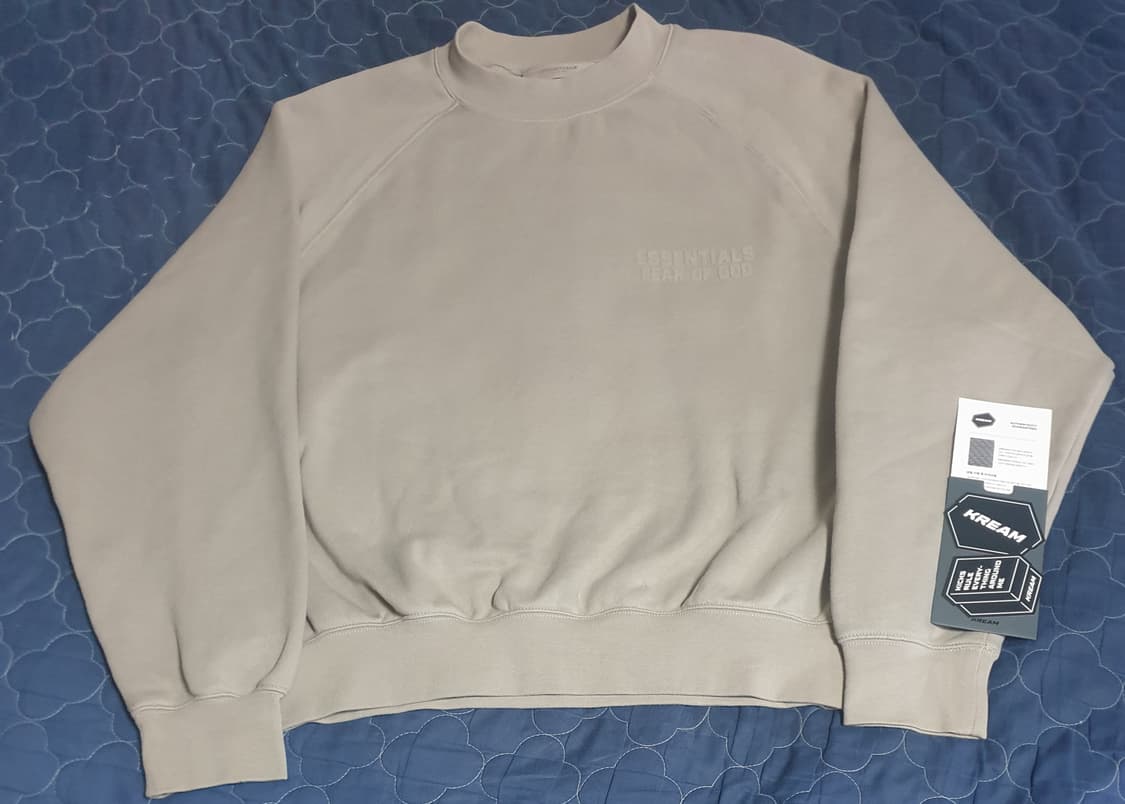 피오갓 에센셜 크루넥 스웨트셔츠 샌드베이지 23시즌 (M) 상품이미지1