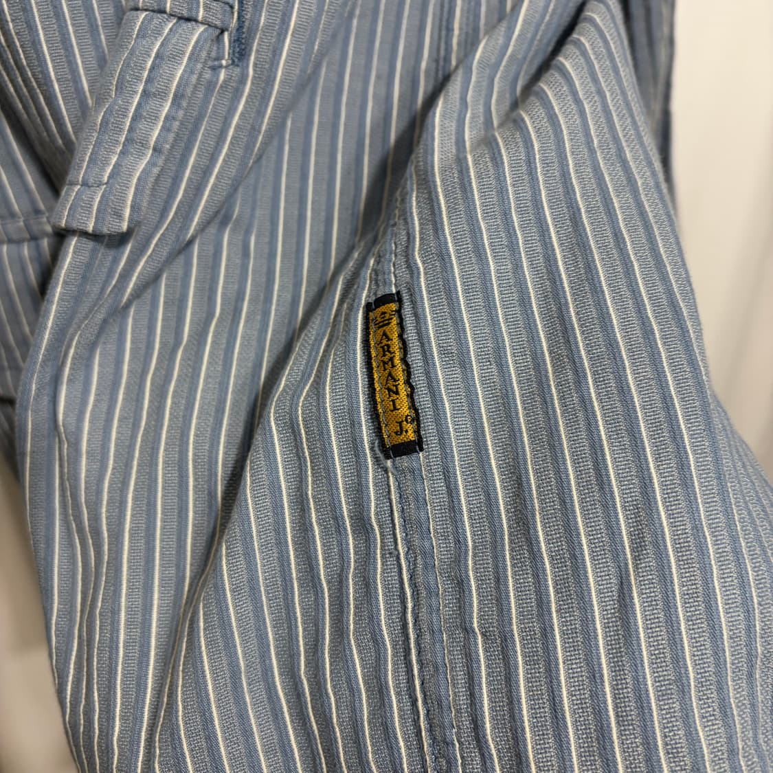 90s 아르마니 진스 린넨혼방 코트 상품이미지6