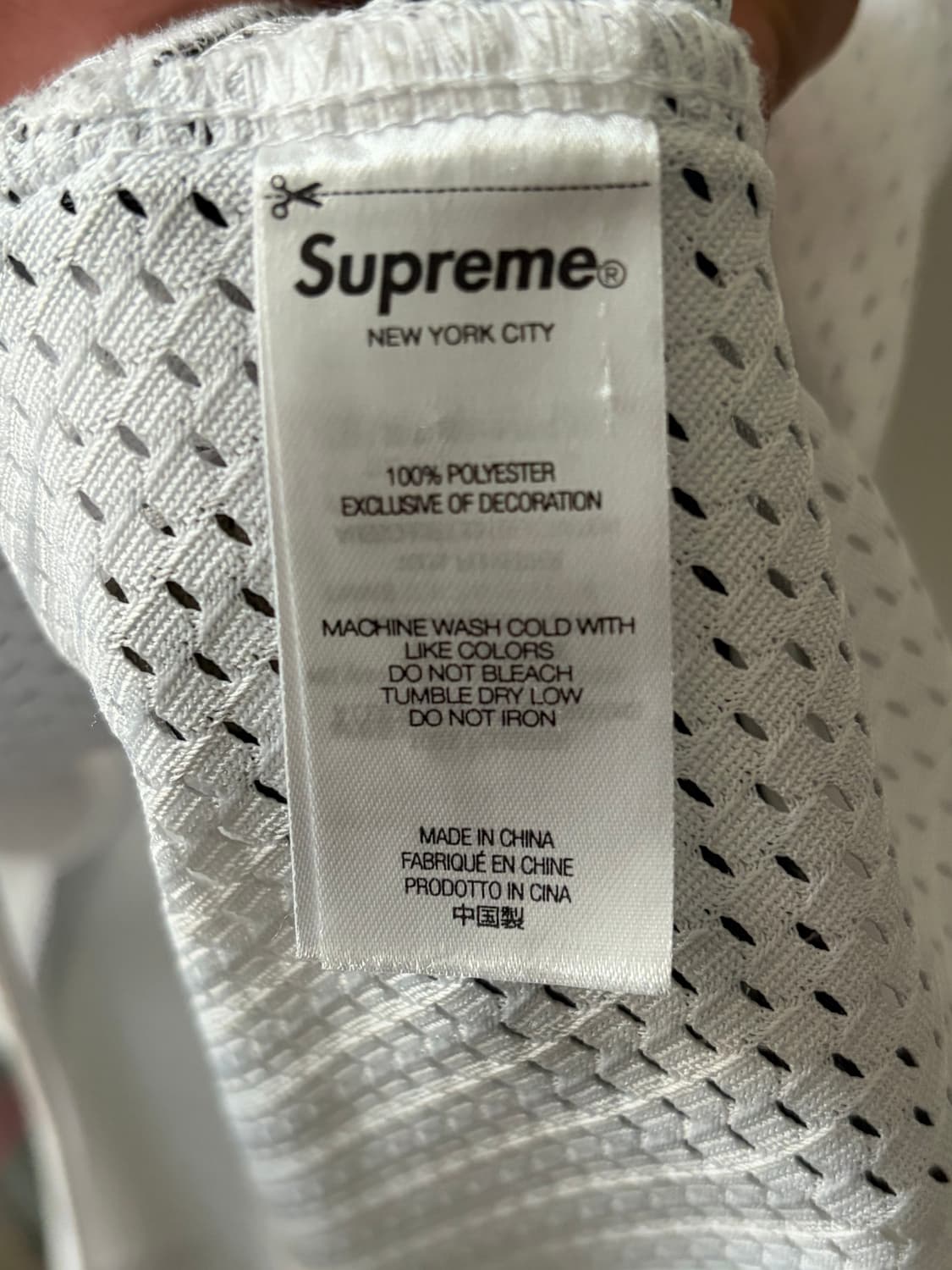 슈프림 퍼펙트 시즌 풋볼 저지 화이트M 상품이미지5