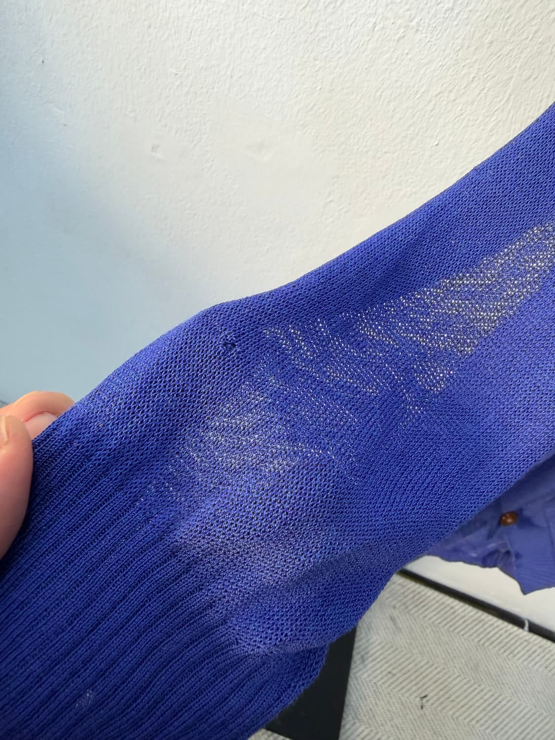 정품) 비비안웨스트우드 루즈핏 시스루 가디건 S 상품이미지4