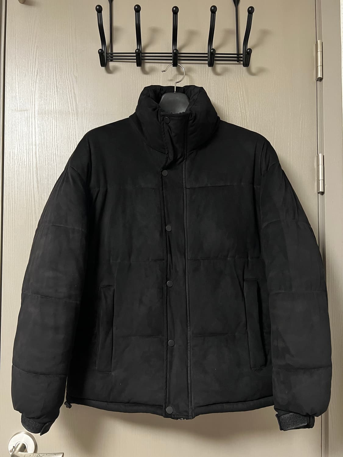 자라 퍼 에코 스웨이드 패딩 점퍼 M 상품이미지1