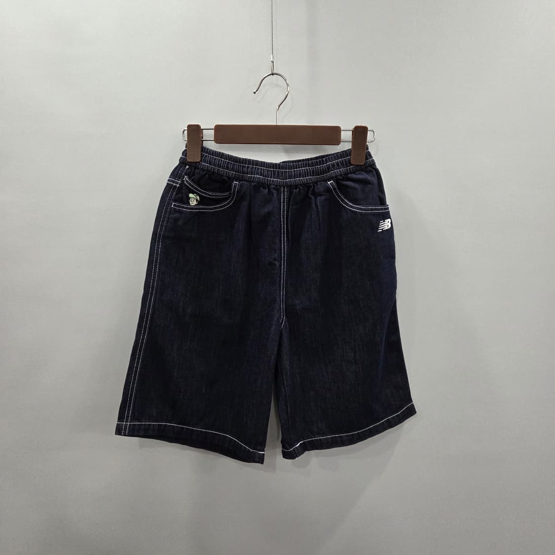 뉴발란스 키즈 데님 반바지 150 상품이미지1