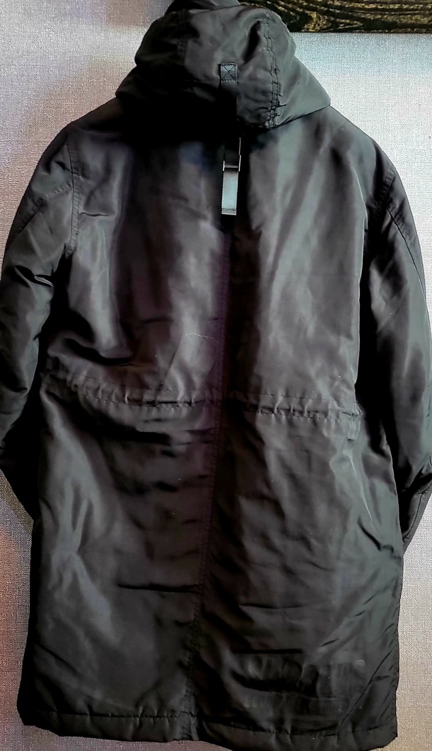 [미착용 새상품] SUPERDRY 밀리터리  카모 블랙 롱 패딩자켓 상품이미지2