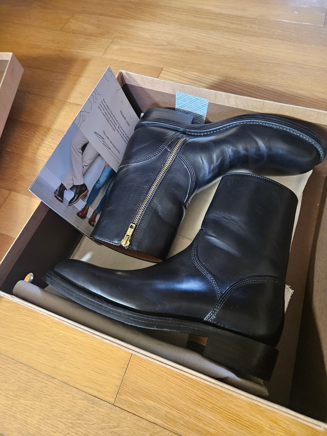 Grant stone Elias Side-Zip Black Chromex 상품이미지5