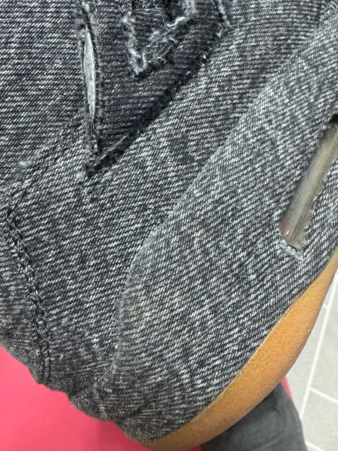 조던4 리바이스 흑청데님 255사이즈 상품이미지8