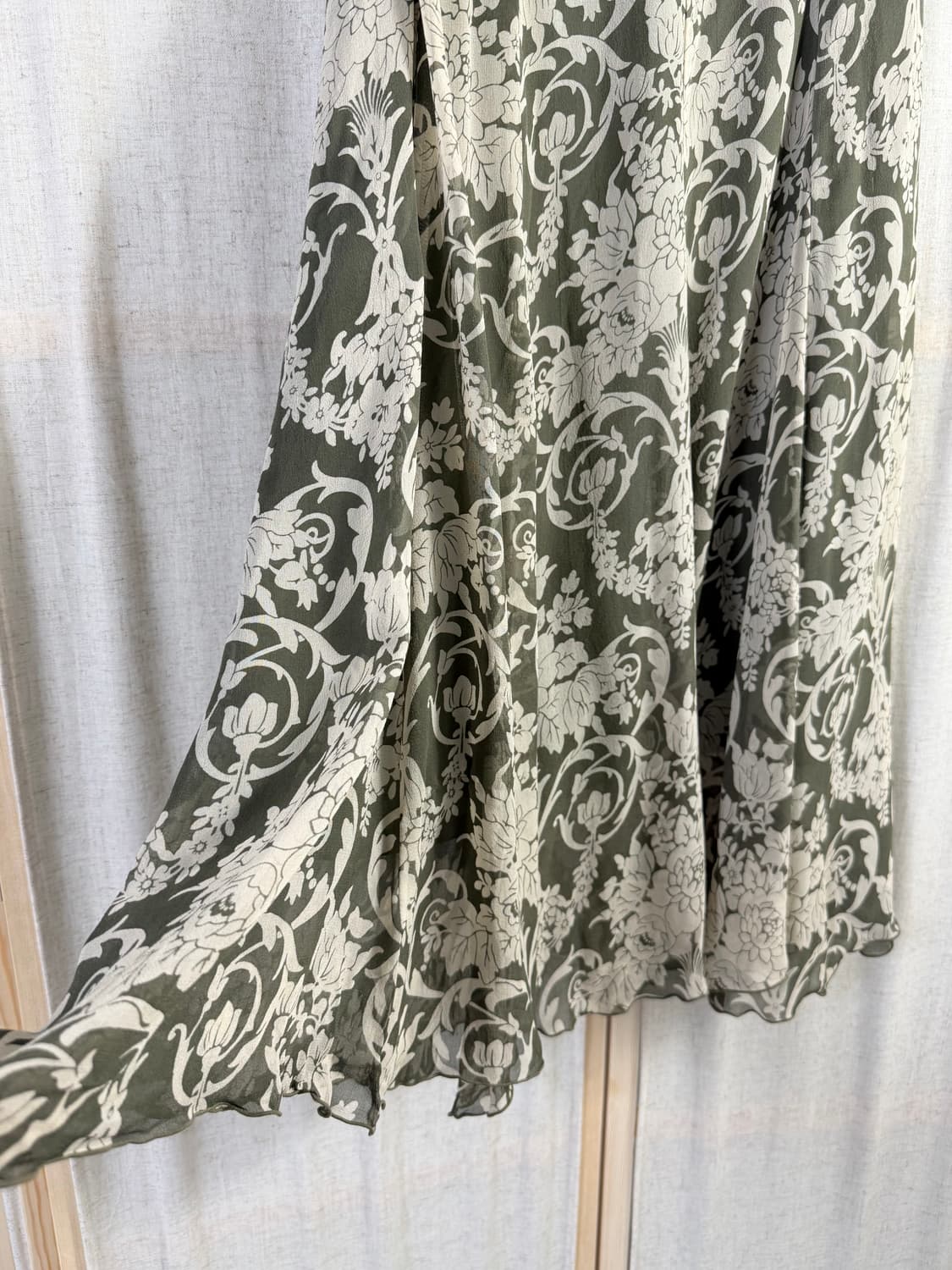 Hane ka 퓨어 실크 스커트 상품이미지4