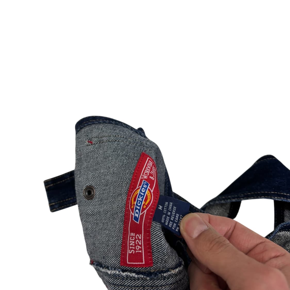 디키즈 진청 멜빵 스커트 상품이미지4