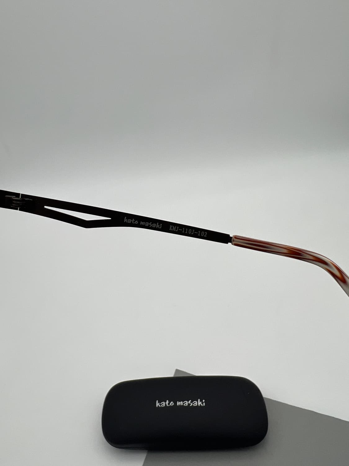 카토마사키kato masaki 하프무테 메탈 스퀘어 안경 KMJ-110J 상품이미지7