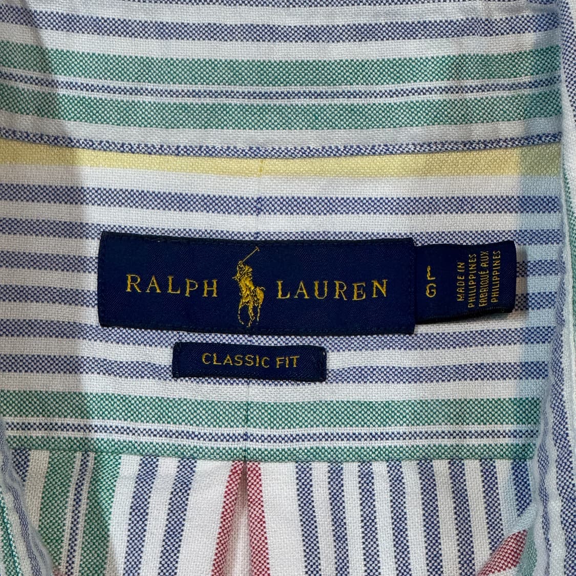 L) 폴로 랄프로렌 클래식핏 멀티 스트라이프 옥스포드 셔츠 상품이미지6