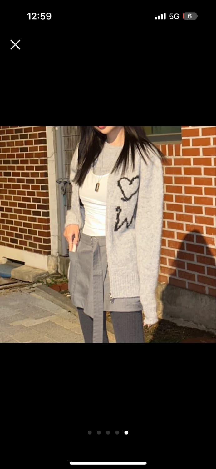 팔로마울 크러시 니트 집업 no2234 상품이미지2