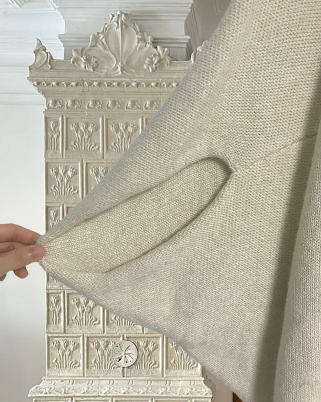 vintage turtle neck cape knit 상품이미지7