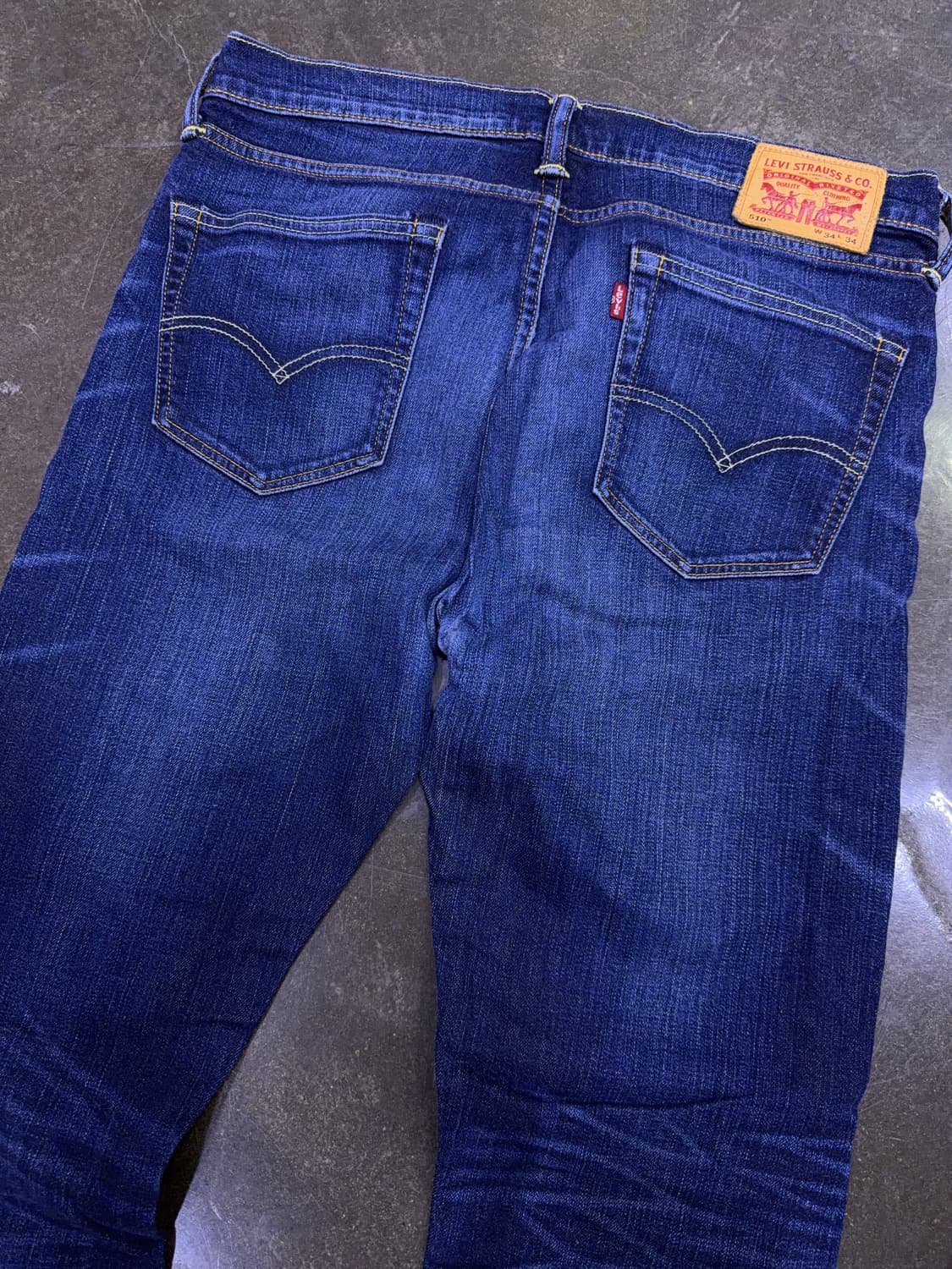 리바이스 510 슬림 스트레이트핏 스키니 워싱 데님팬츠 34 상품이미지7