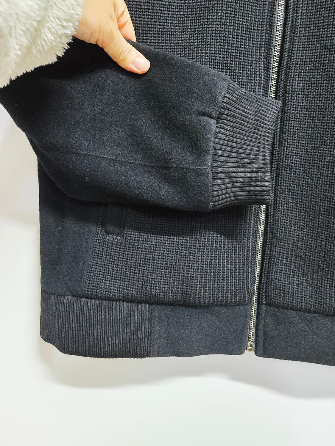 파사디 폴스튜어트 블랙 집업 자켓 점퍼 105 상품이미지4