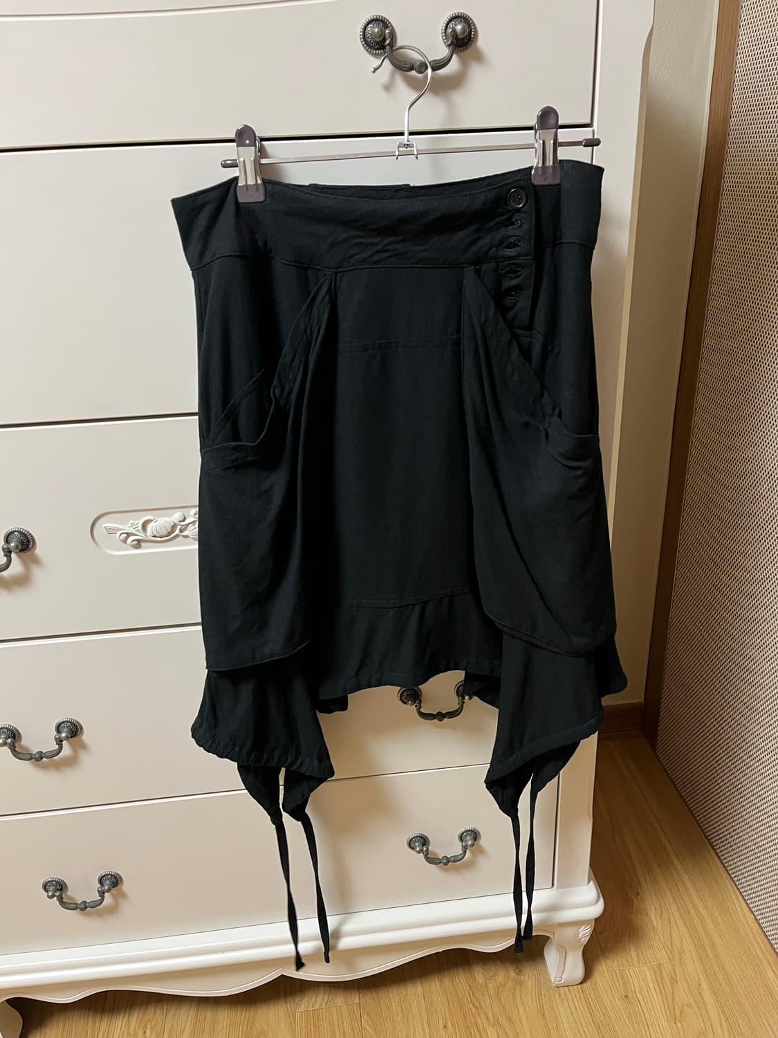 [1] 코이세이오 페어리 스트링 스커트 블랙 상품이미지5