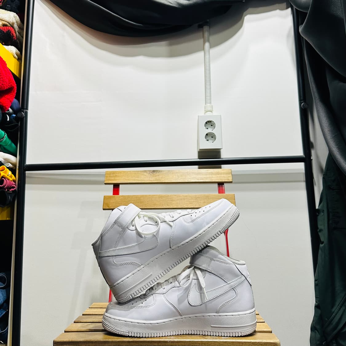 265) 나이키 운동화 남성 남자 신발 에어포스1 올백 미드  상품이미지7