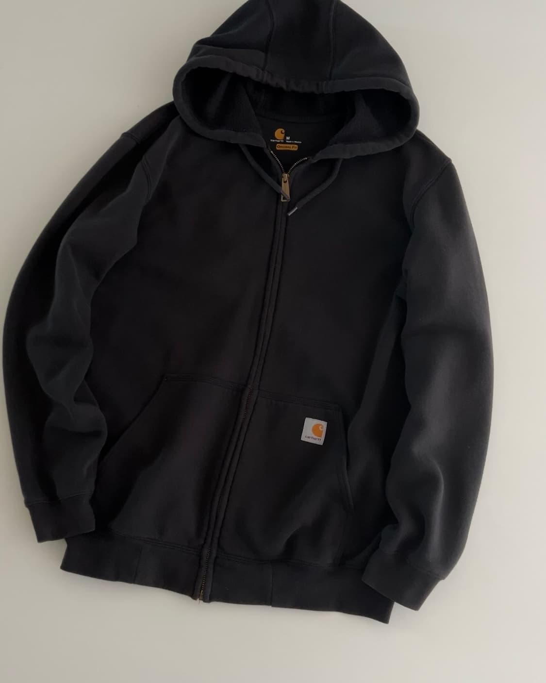 칼하트 블랙 후드집업 M 상품이미지2