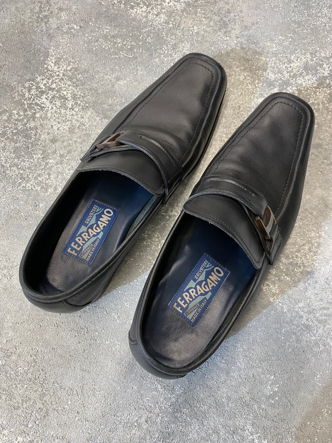 [7.5] Salvatore Ferragamo 페라가모 레더 로퍼 상품이미지4