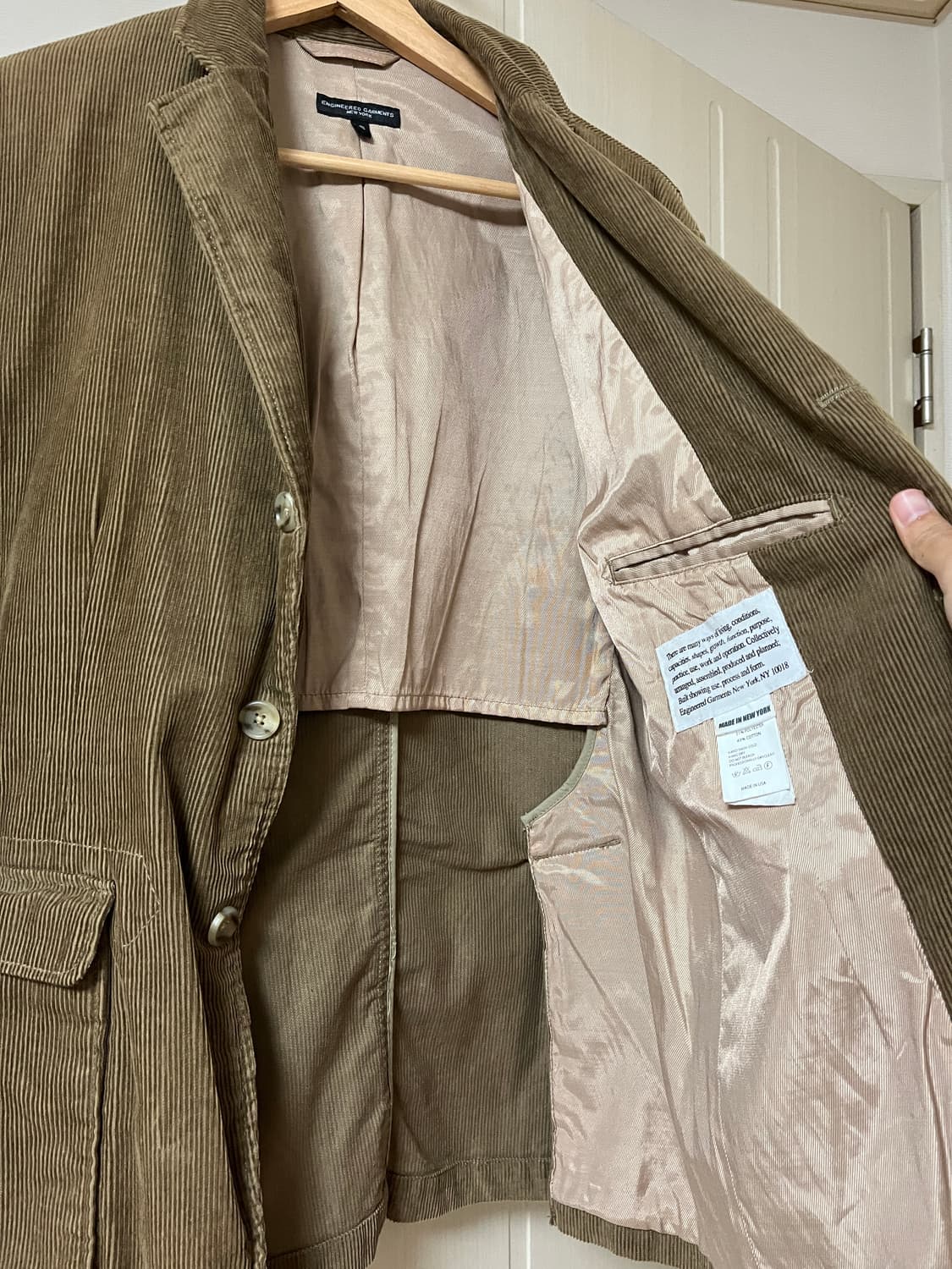 엔지니어드가먼츠 코듀로이 베이커 자켓 상품이미지6