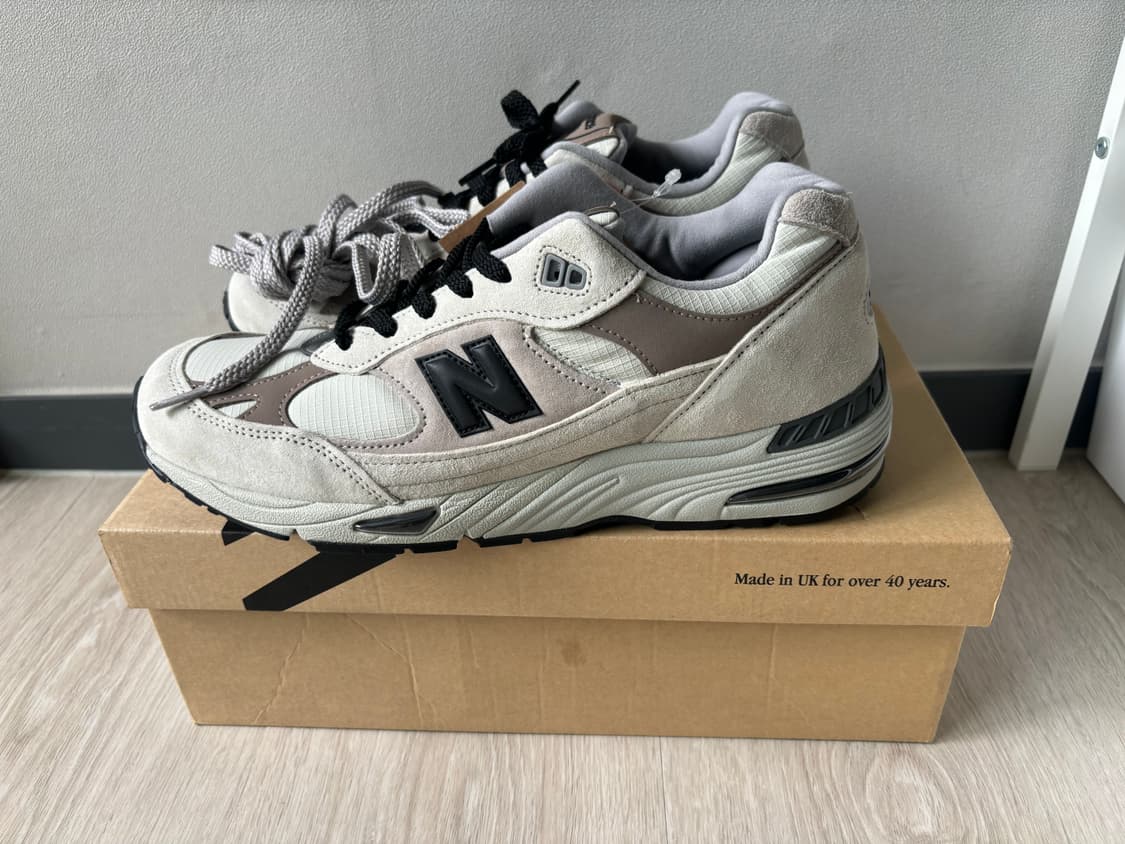 (새제품)뉴발란스 991 메이드 인 UK 크림 베이지(짜운드맛)280mm 상품이미지1