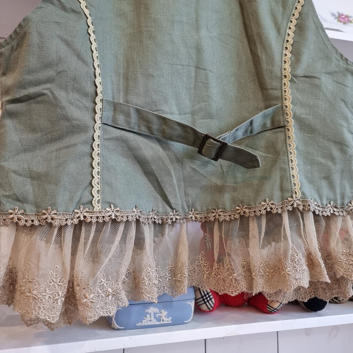 axes femme 레이스 베스트 빈티지 스타일 상품이미지7