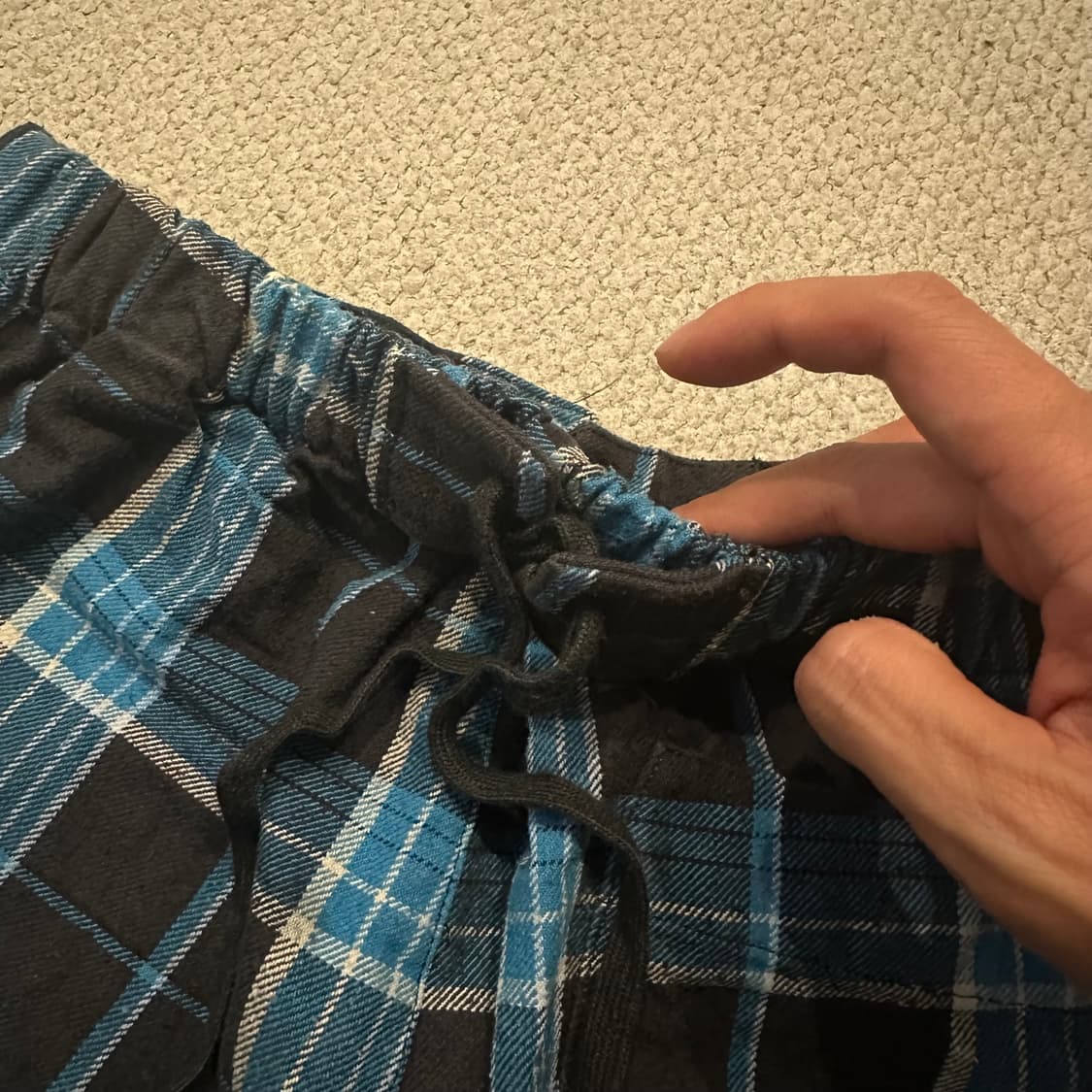 언유즈드(UNUSED) 체크 플란넬 팬츠 상품이미지9