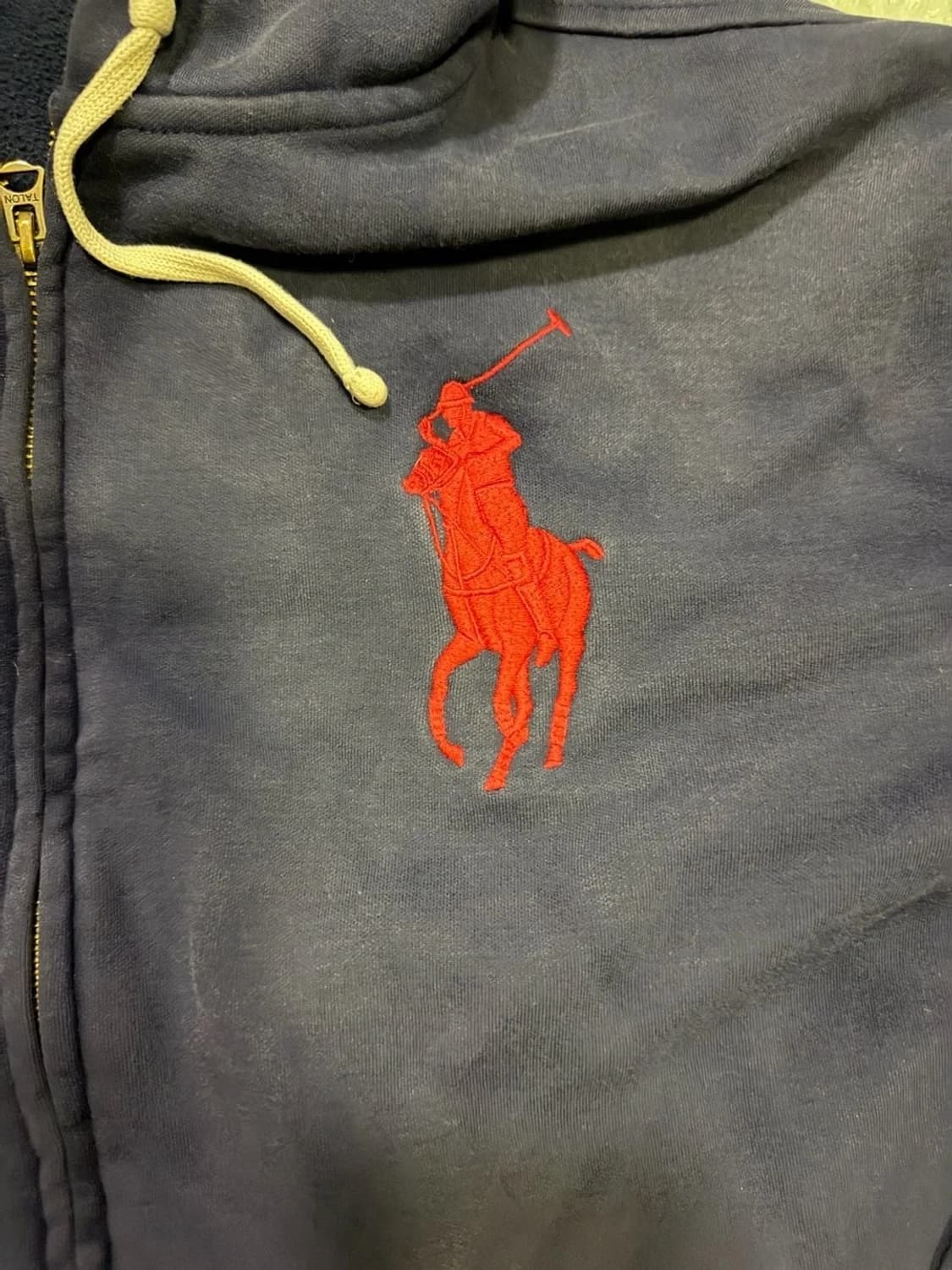 폴로 랄프로렌 빅포니 USA 성조기 후드집업 네이비 상품이미지2