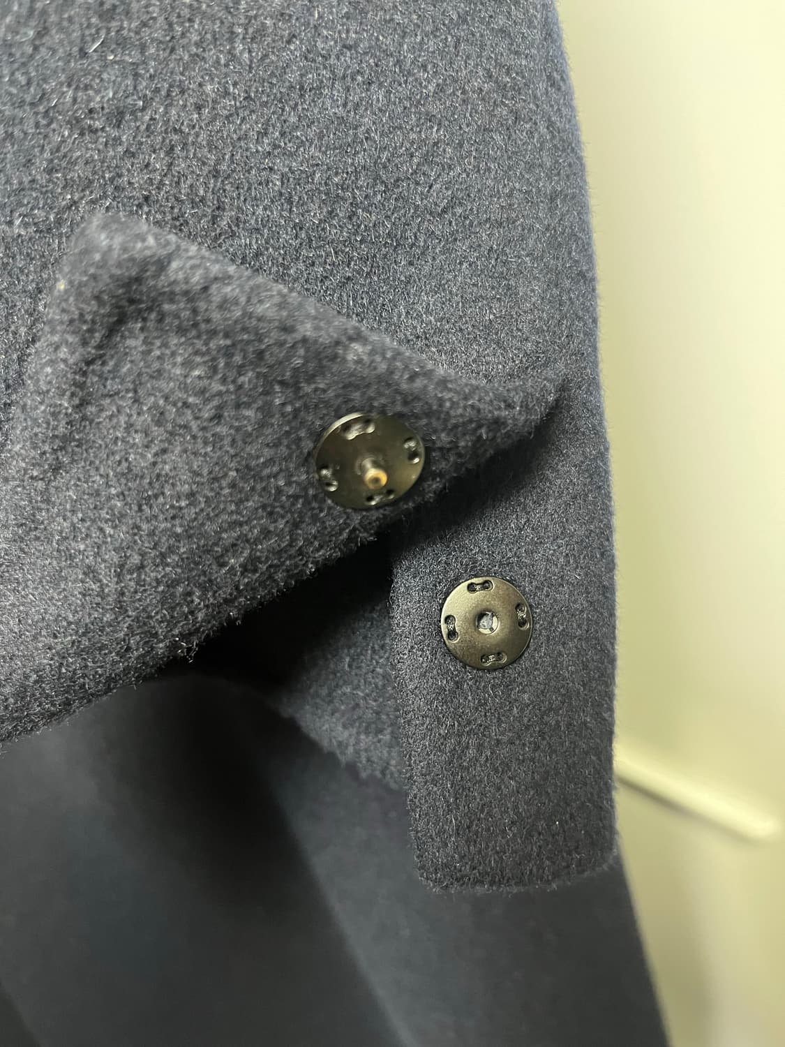 타임옴므 20주년 다크네이비 체스터 벨티드 코트 95사이즈 상품이미지4