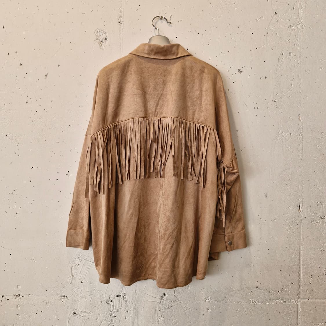 세무 스웨이드 태슬 셔츠 F 새상품급  상품이미지2