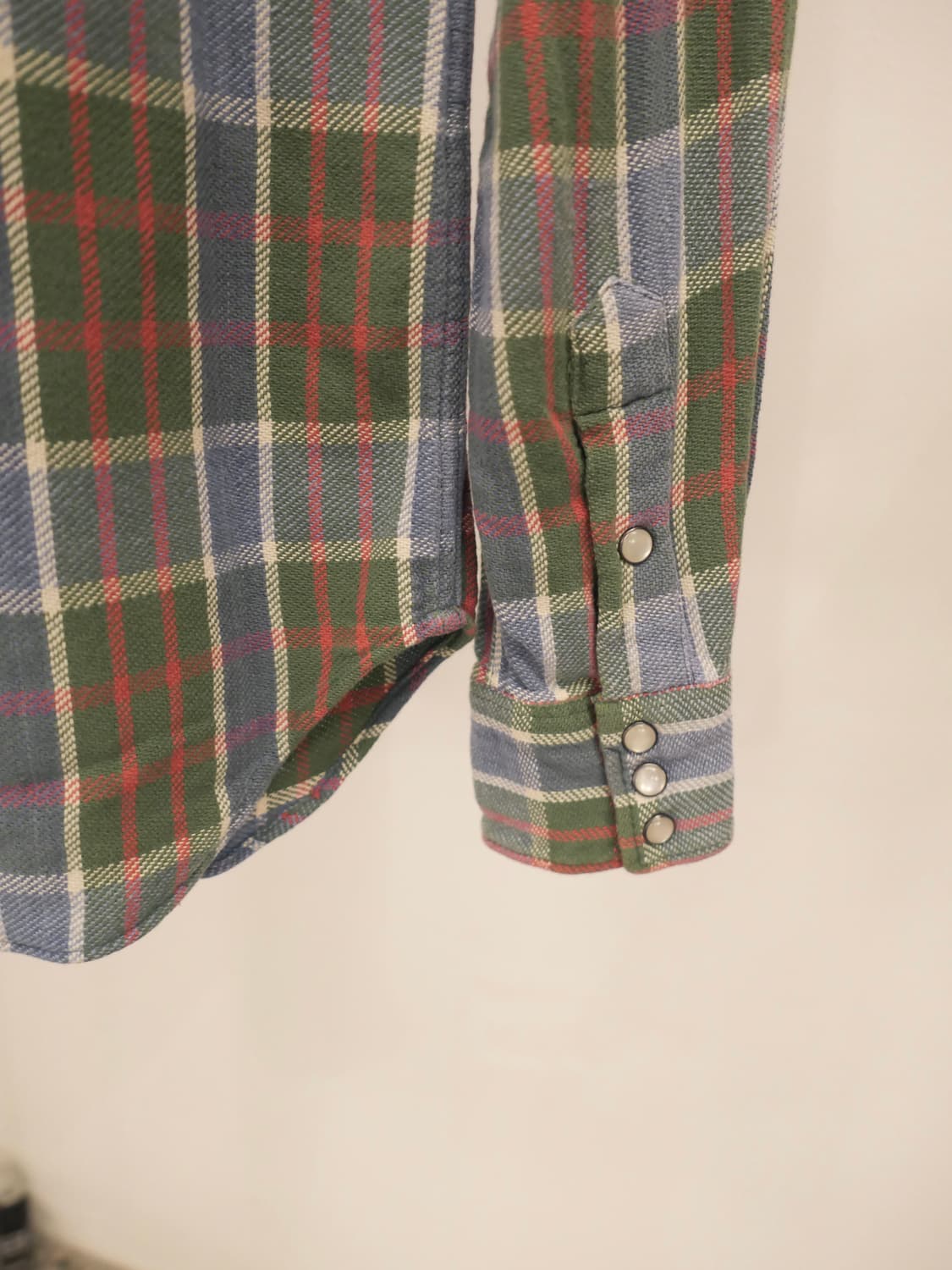 RRL 웨스턴 체크 셔츠 상품이미지5