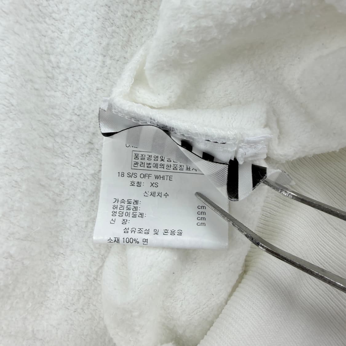 오프화이트 18SS 카라바조 후드티셔츠 상품이미지5
