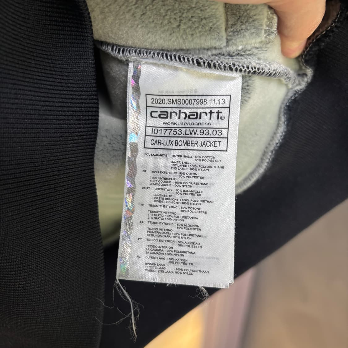 칼하트 카럭스 봄버 자켓 상품이미지3