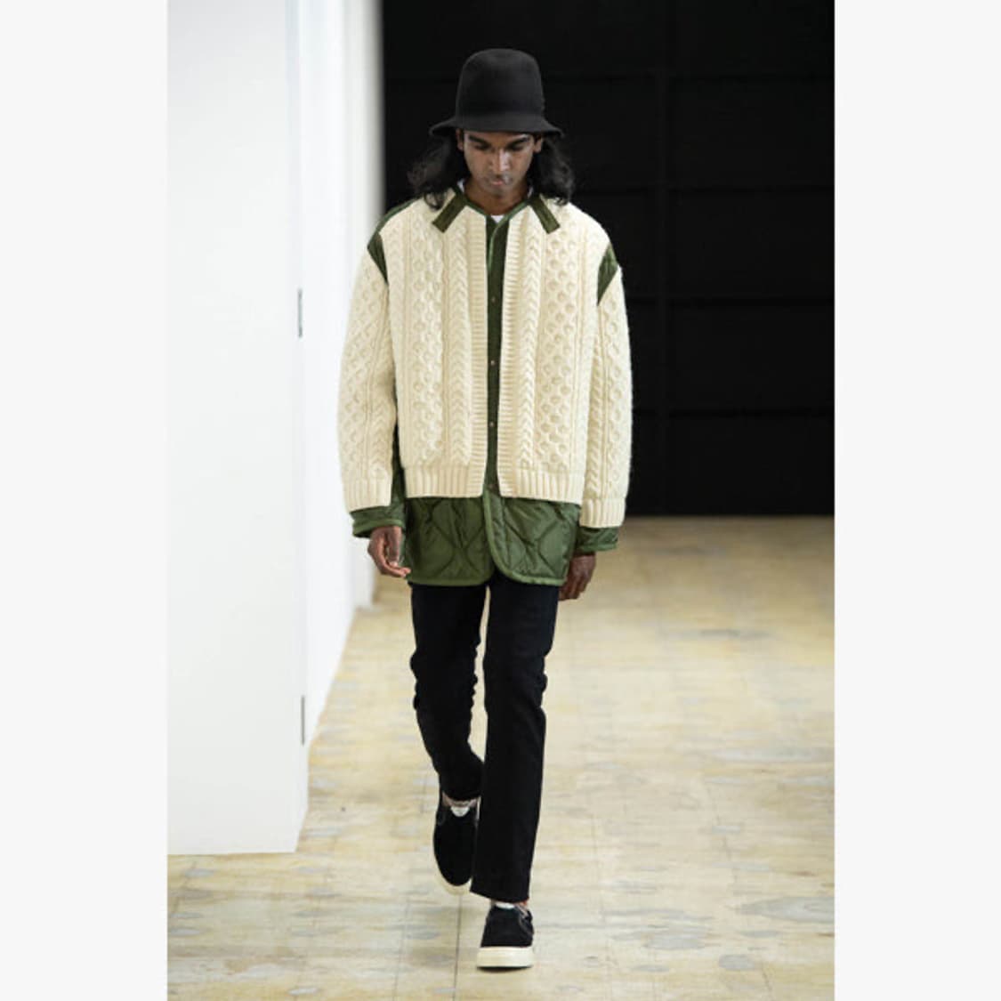 [M]준야와타나베 21AW 니트 도킹 라이너 파카 상품이미지2