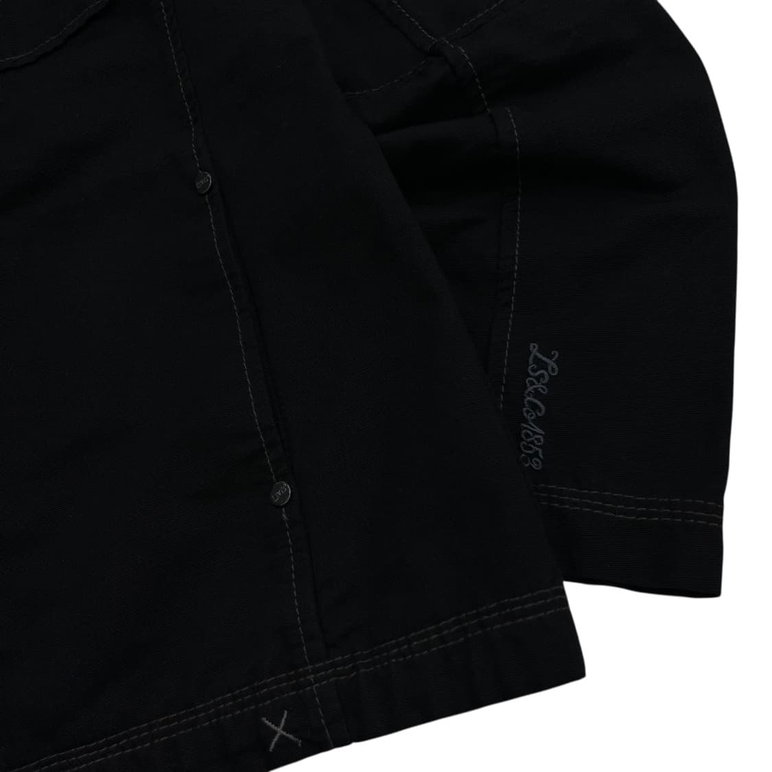 리바이스 센터포켓 스티치 블랙 데님 자켓 상품이미지6