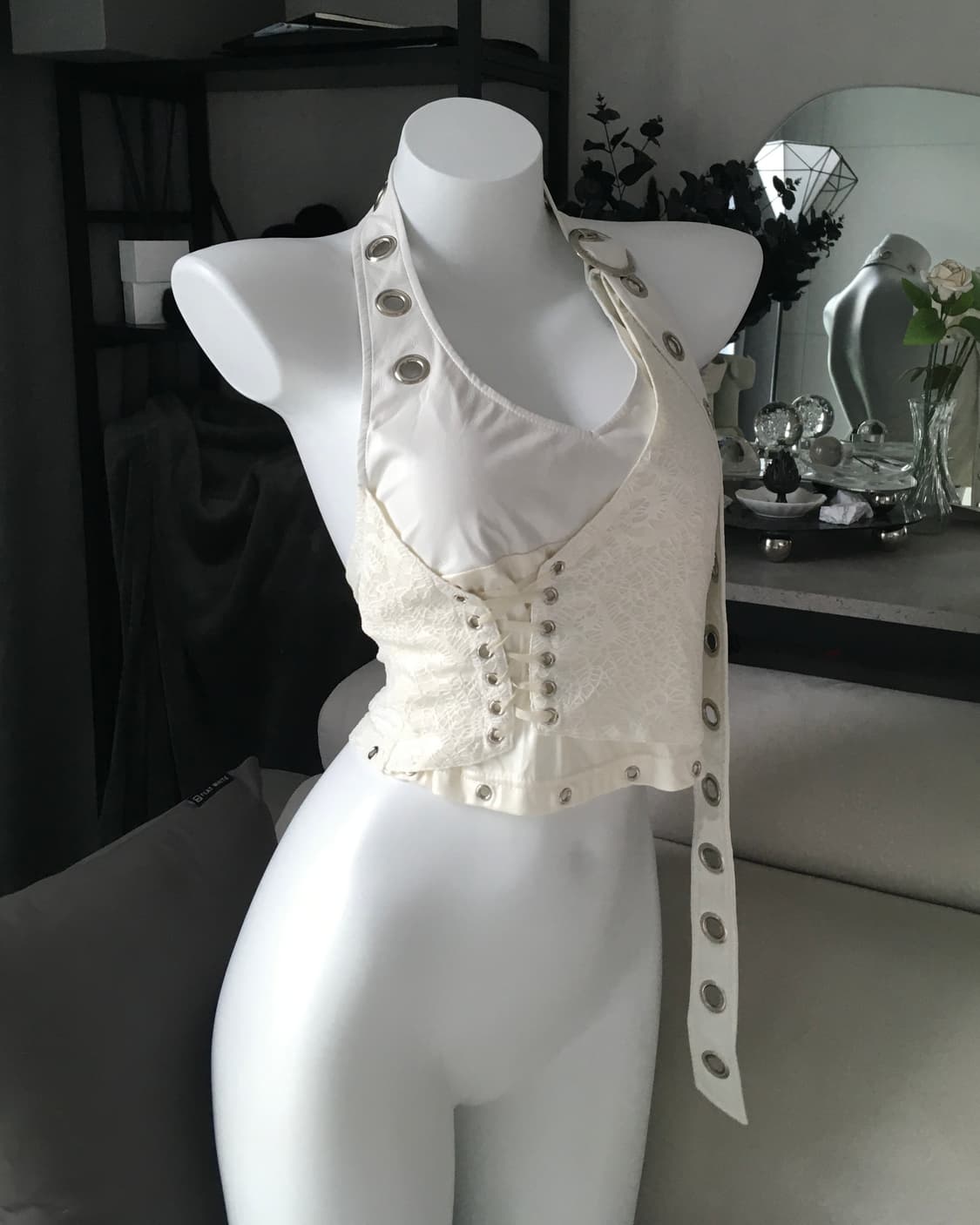 ༒ SATURN LAYERS SET-UP PIECE IN WHITE 상품이미지4