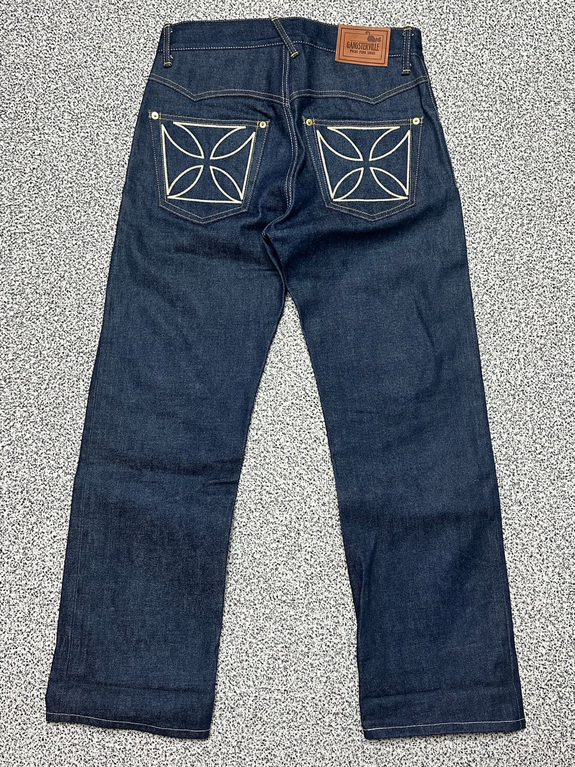 [S] 갱스터빌 떠그 아이언 크로스 데님팬츠 상품이미지2