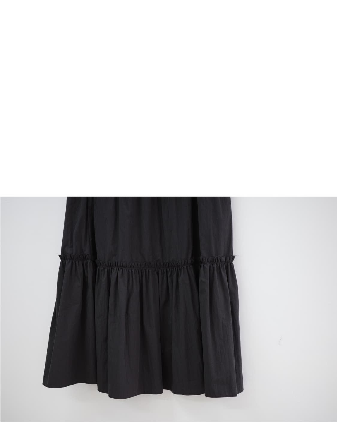  Black cotton long skirt 상품이미지5