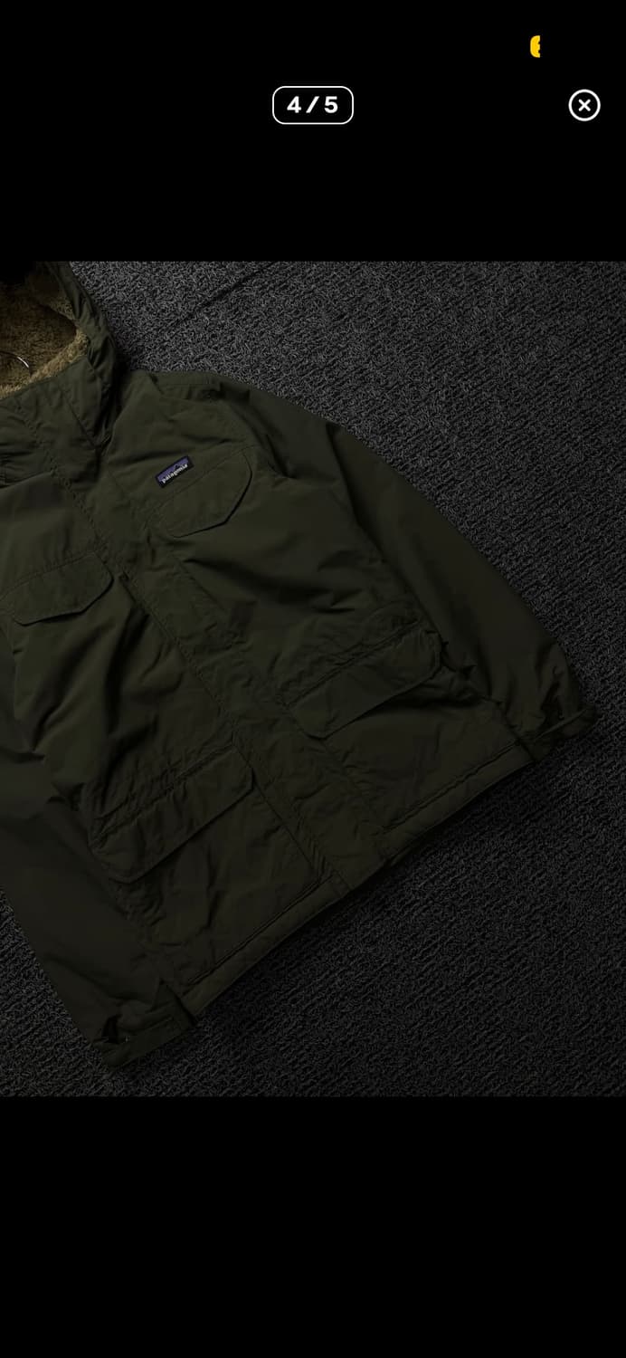 파타고니아 이스머스 유틸리티 양털 파카 올리브 상품이미지2