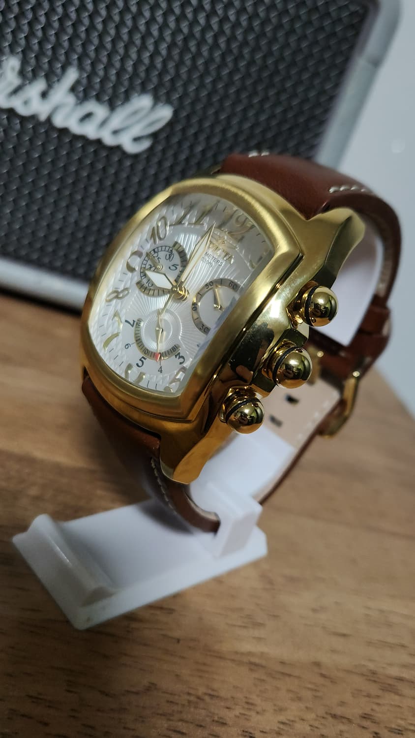 #인빅타 남성 그랜드 루파 스위스 ETA 크로노그래프 골드시계 급처 상품이미지3