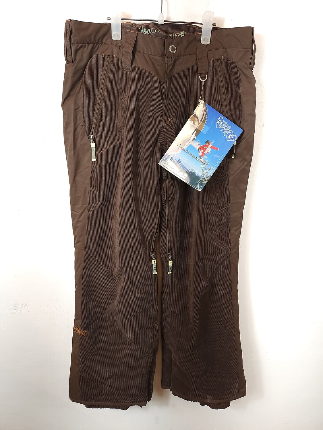 Cold as Ice 브라운코튼 코듀로이 스키.보드팬츠 35인치 상품이미지1