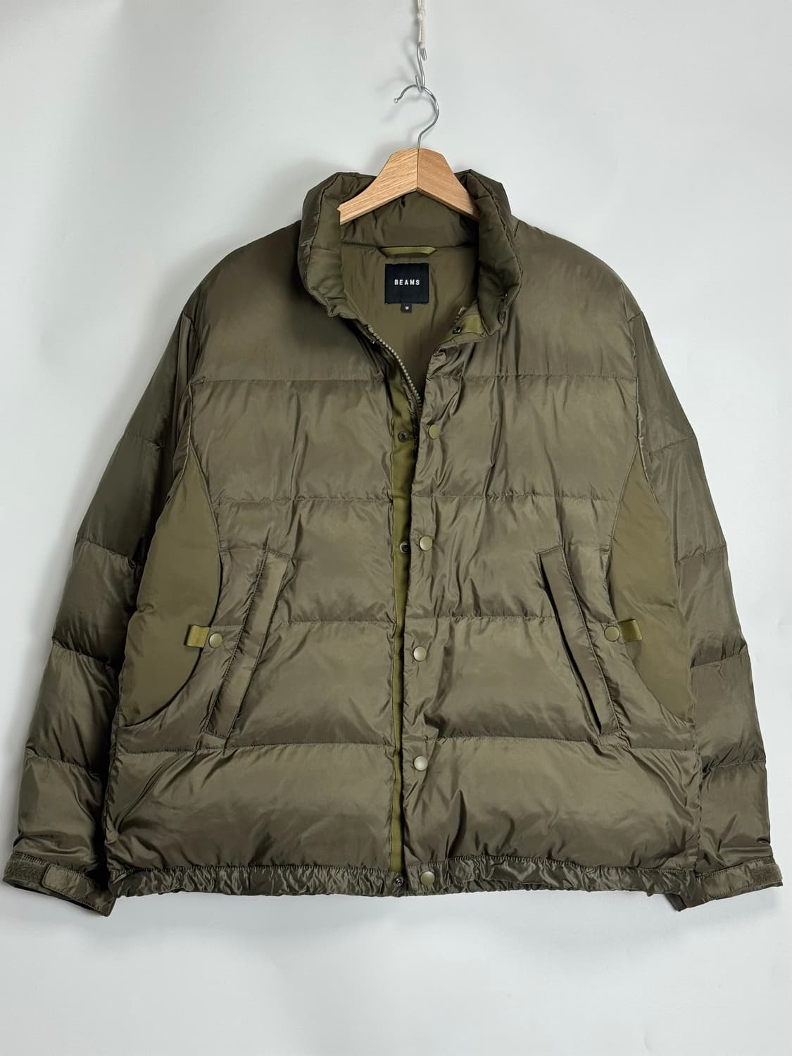 23FW 빔즈 립스탑 다운 패딩 파카 숏패딩 M 상품이미지3